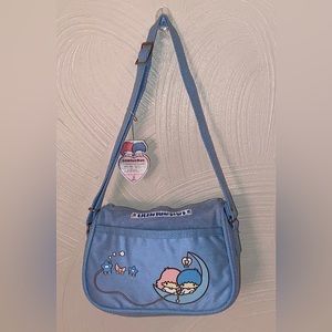 RARE - VINTAGE 1976 & NEW SANRIO SHOWA RETRO “LITTLE TWIN STARS” SHOULDER PURSE